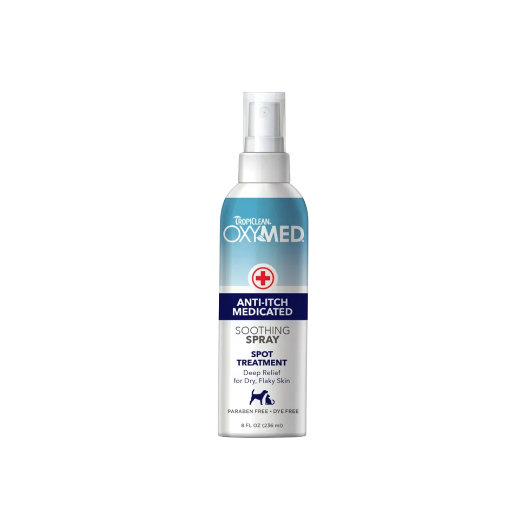 Tropiclean Dog & Cat Grooming Supplies - OxyMed Anti-Itch Medicated Spray