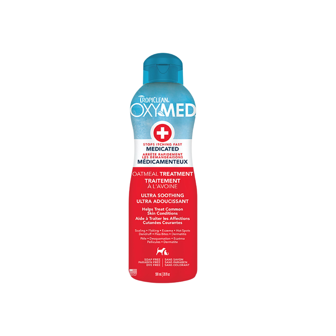 Tropiclean Dog & Cat Grooming Supplies - OxyMed Medicated Anti-Itch Conditioning Treatment