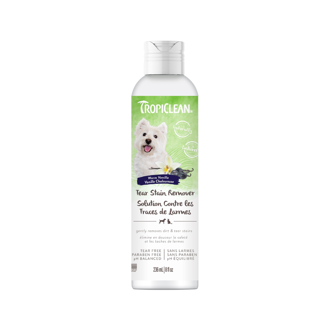Tropiclean Dog & Cat Grooming Supplies - Warm Vanilla Tear Stain Remover