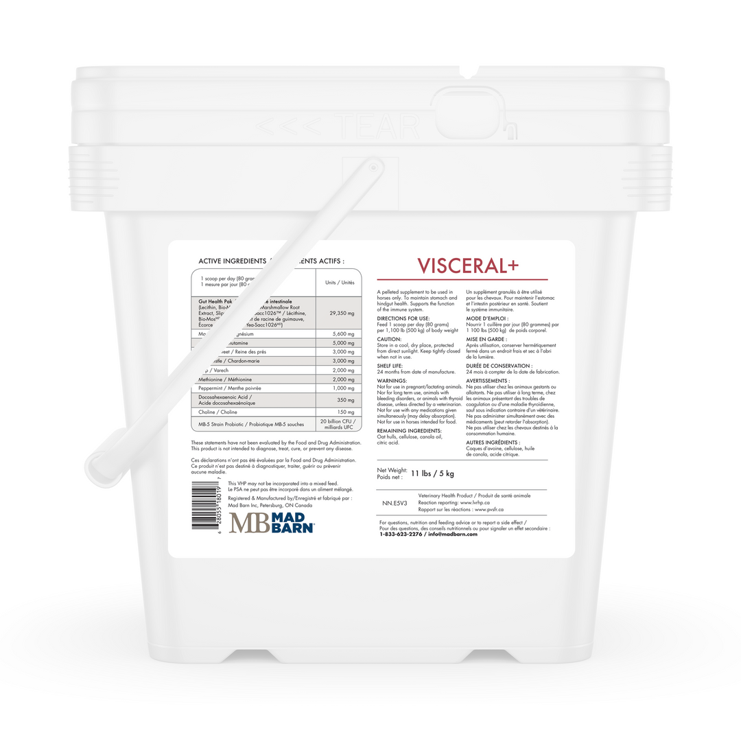 Equine supplements - Mad Barn Visceral+