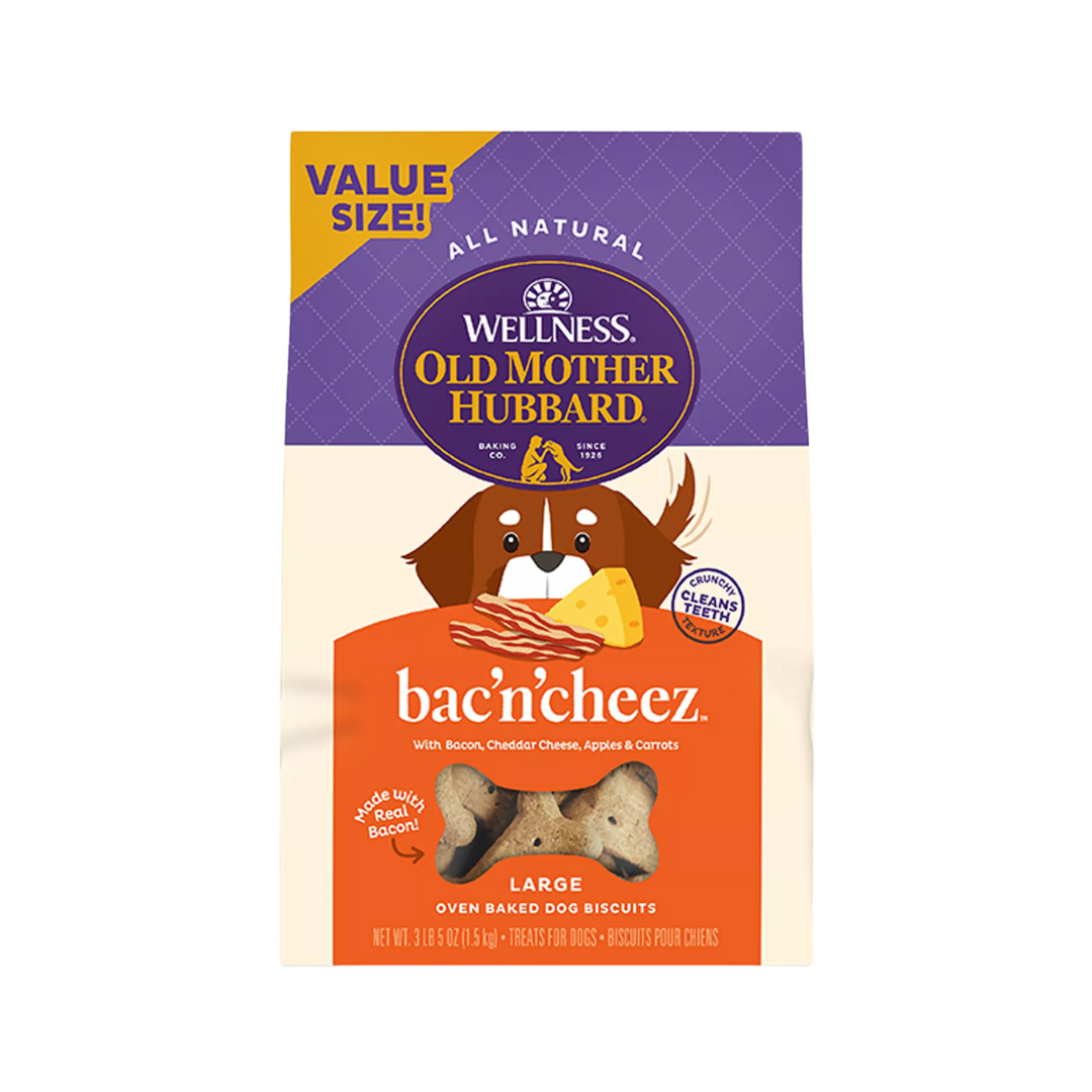 Wellness Dog Treats - Old Mother Hubbard Classic Bac'N'Cheez Biscuits