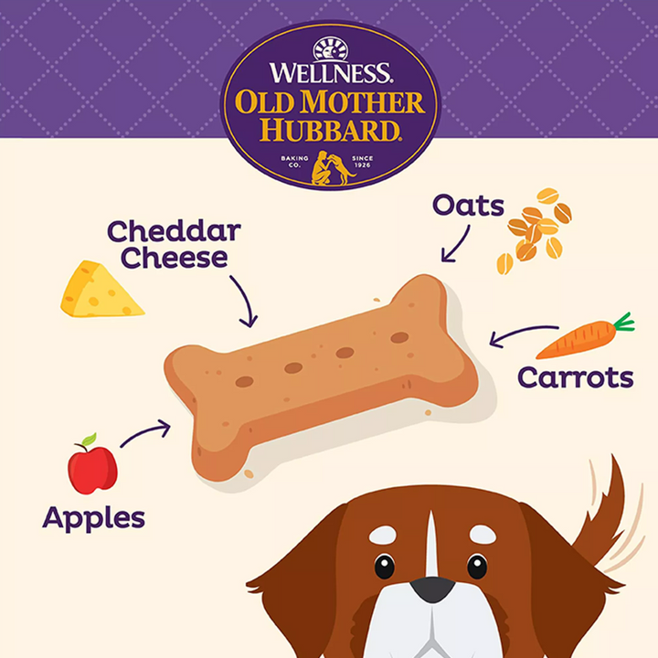 Wellness Dog Treats - Old Mother Hubbard Classic Bac'N'Cheez Biscuits