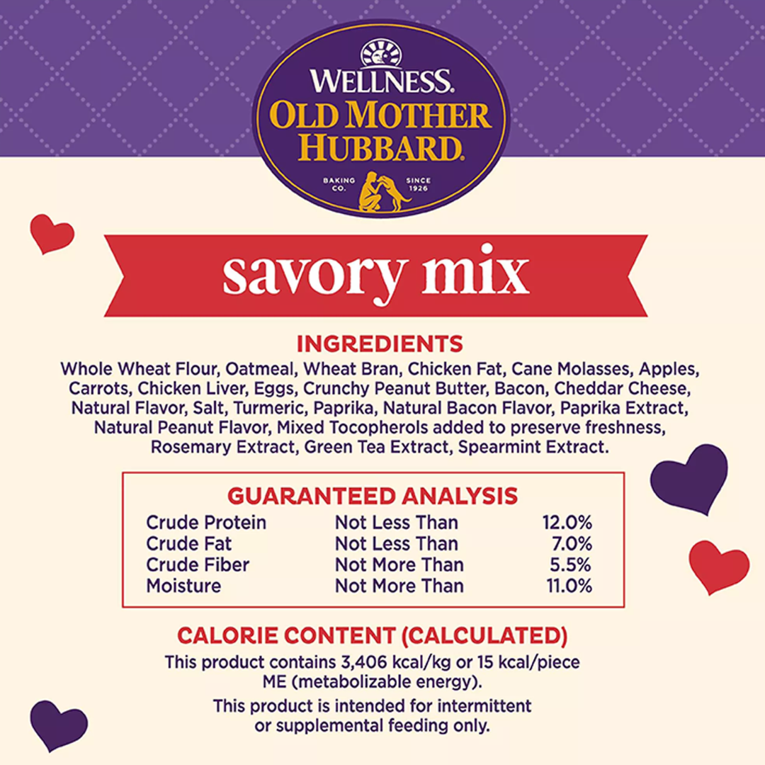 Wellness Dog Treats - Old Mother Hubbard Savory Mix