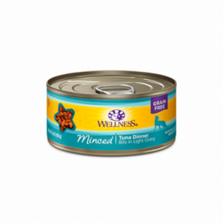Wellness Wet Cat Food - Complete Health Grain-Free Minced Tuna Canned