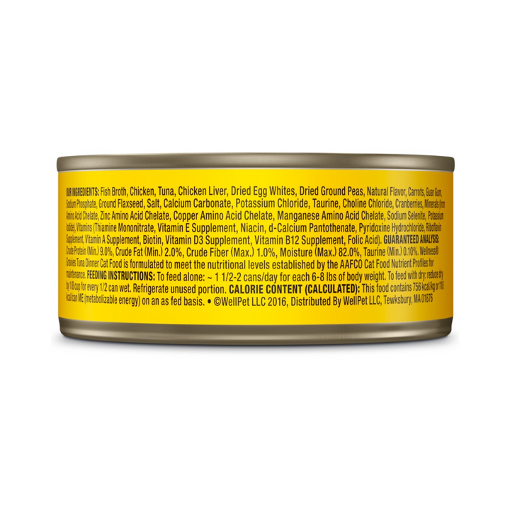 Wellness Wet Cat Food - Complete Health Gravies Tuna Canned