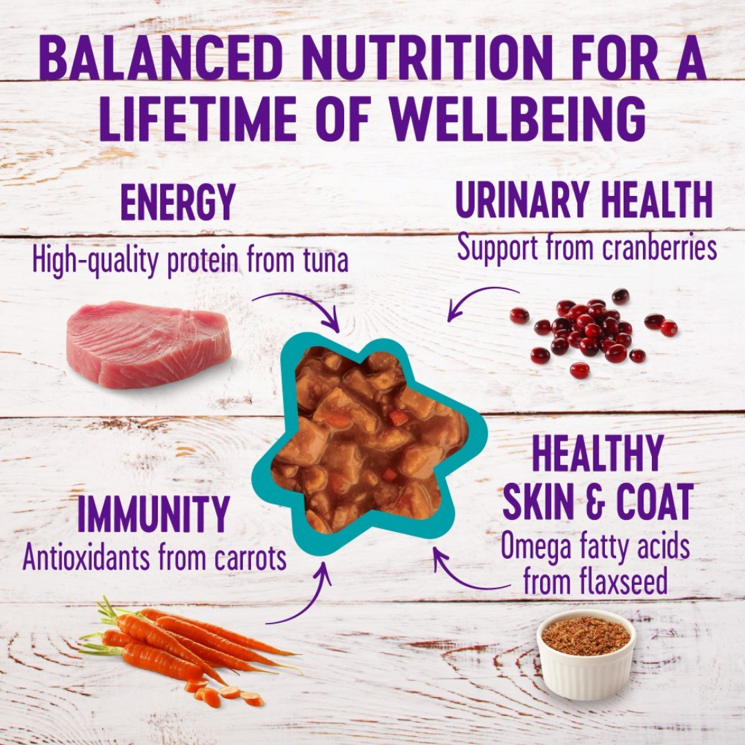 Wellness Wet Cat Food - Complete Health Gravies Tuna Canned