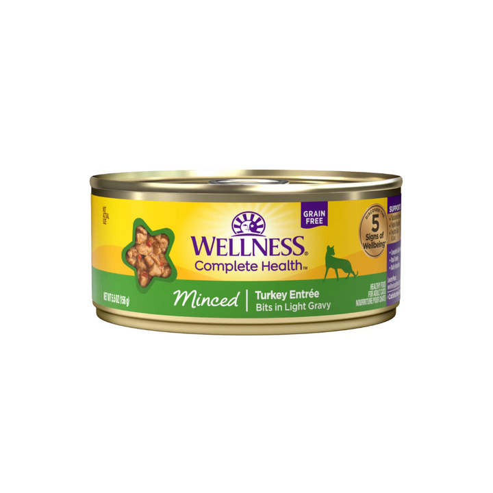 Wellness Wet Cat Food - Wellness Complete Health Minced Recipe Turkey Entree