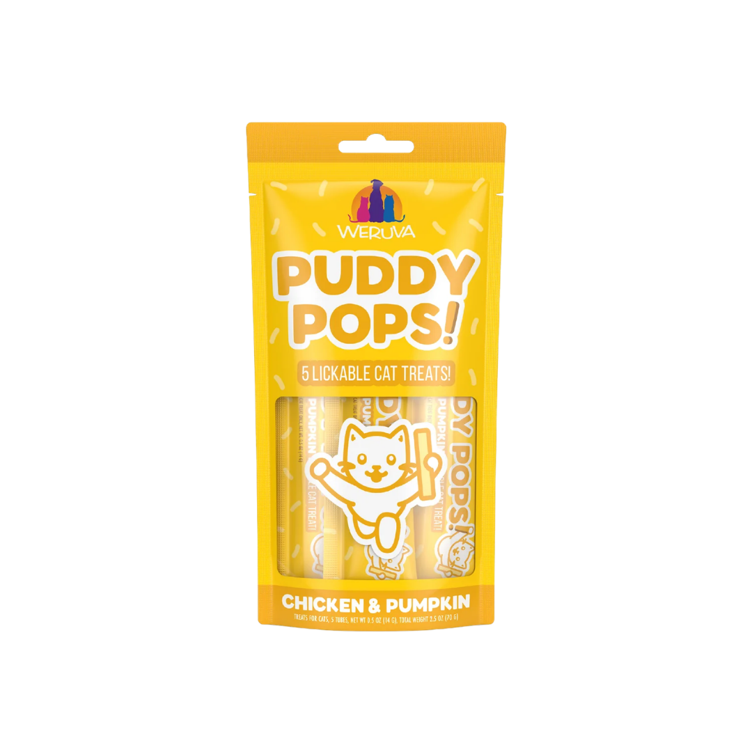 Weruva Cat Treats - Puddy Pops Chicken & Pumpkin