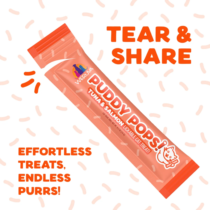 Weruva Cat Treats - Puddy Pops Tuna & Salmon