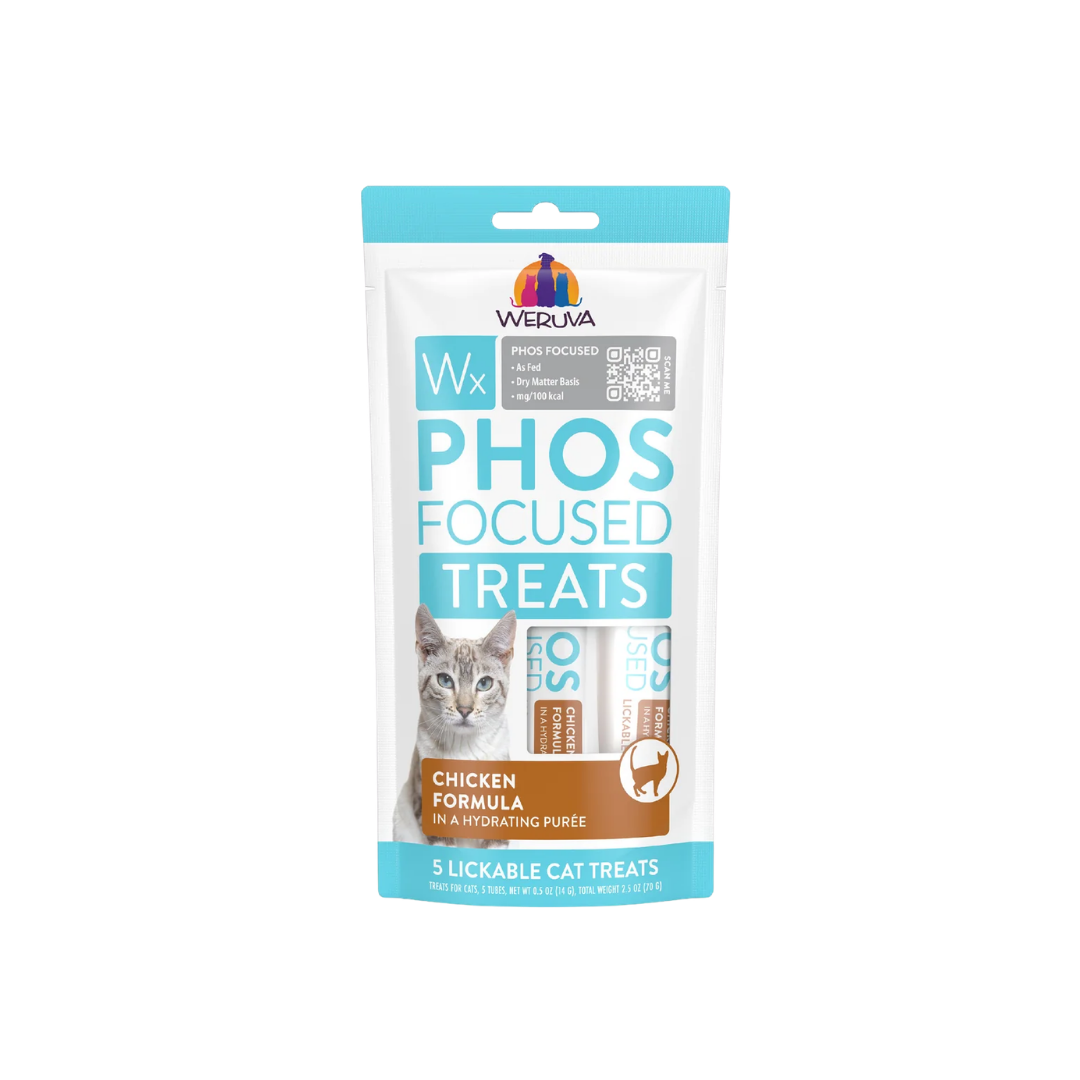 Weruva Cat Treats - Wx Phos Focused Lickable Chicken Formula