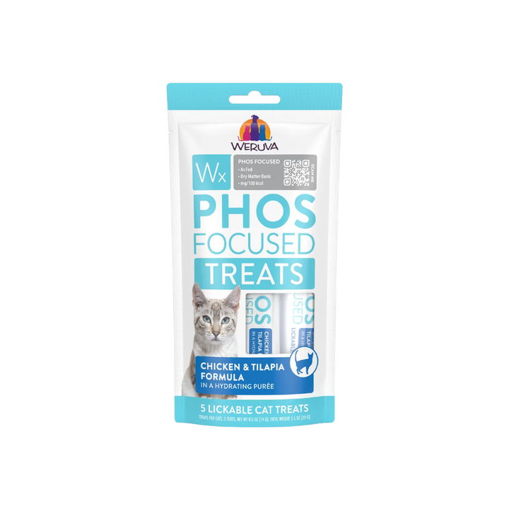 Weruva Cat Treats - Wx Phos Focused Lickable Chicken & Tilapia Formula