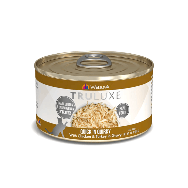 Weruva Wet Cat Food - TRULUXE  Quick 'N Quirky with Chicken & Turkey in Gravy Canned 