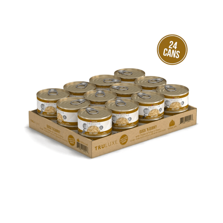 Weruva Wet Cat Food - TRULUXE  Quick 'N Quirky with Chicken & Turkey in Gravy Canned 