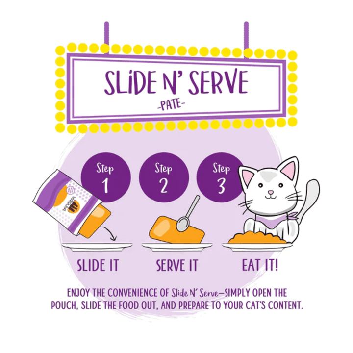 Weruva Wet Cat Food - The Newly Feds Beef & Salmon Dinner in a Hydrating Puree Pouch 