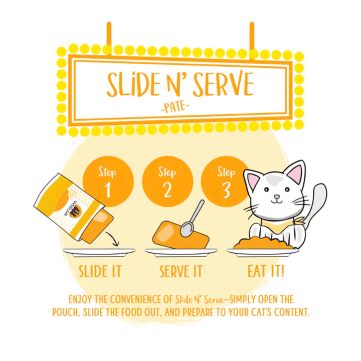 Weruva Wet Cat Food - The Slice is Right Wild Caught Salmon in a Hydrating Puree Pouch 