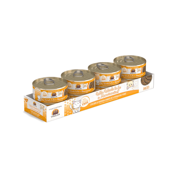 Weruva Wet Cat Food - Weruva Cat Paté  Who Wants to be a Meowionaire? Chicken & Pumpkin Dinner in a Hydrating Purée Canned 