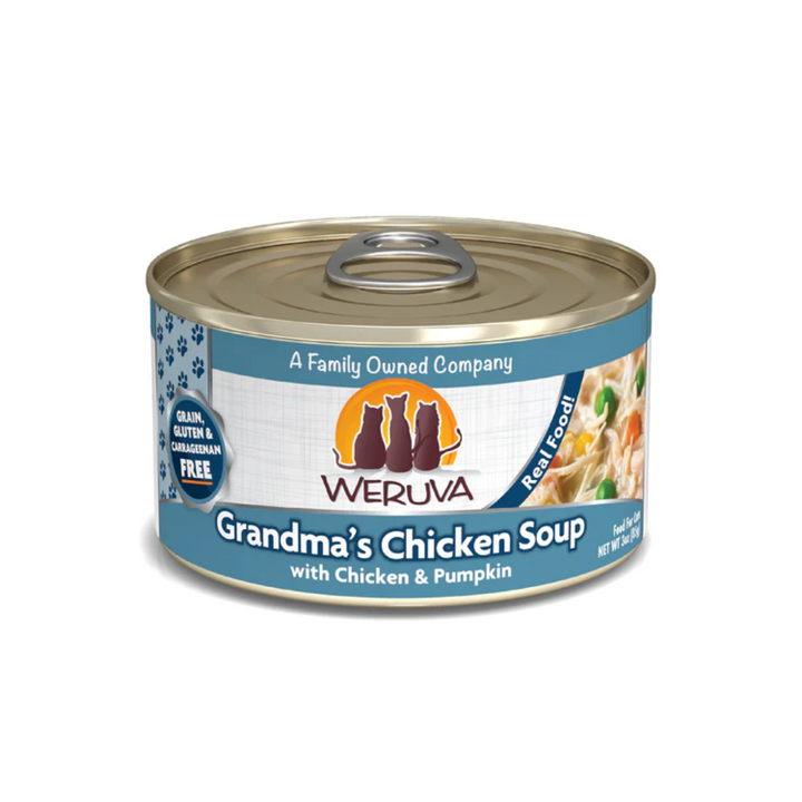 Weruva Wet Cat Food - Weruva Classic Cat Grandma's Chicken Soup with Chicken & Pumpkin Canned 