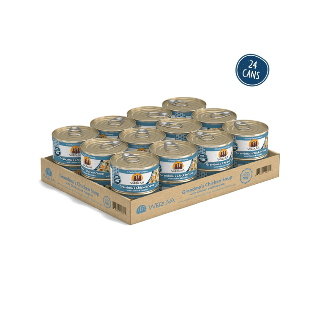 Weruva Wet Cat Food - Weruva Classic Cat Grandma's Chicken Soup with Chicken & Pumpkin Canned 
