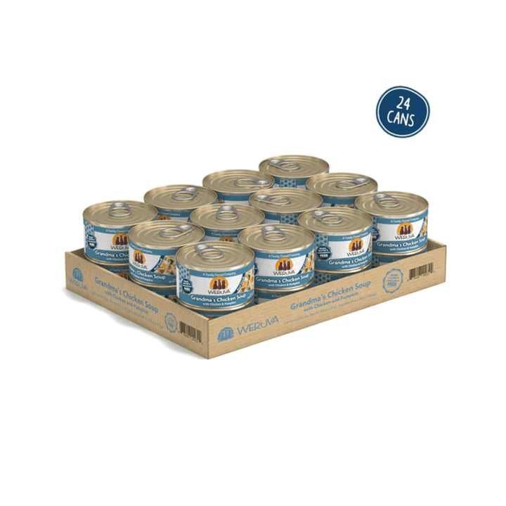 Weruva Wet Cat Food - Weruva Classic Cat Grandma's Chicken Soup with Chicken & Pumpkin Canned 