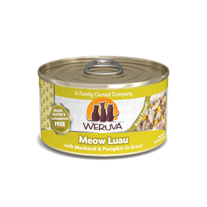 Weruva Wet Cat Food - Weruva Classic Cat Meow Luau with Mackerel & Pumpkin in Gravy Canned 