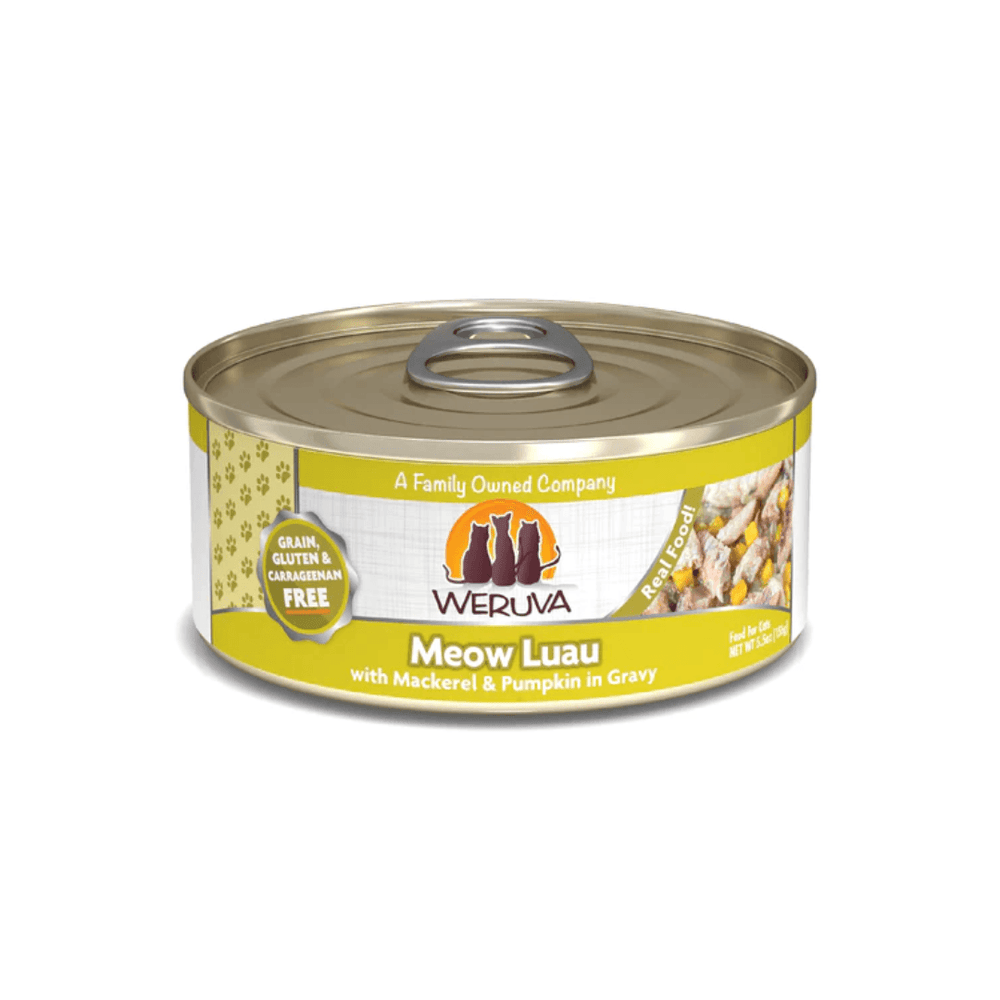 Weruva Wet Cat Food - Weruva Classic Cat Meow Luau with Mackerel & Pumpkin in Gravy Canned 