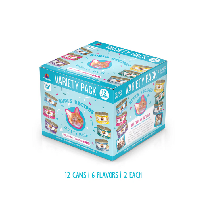 Weruva Wet Cat Food - Weruva Classic Cat Rudi's Recipes Variety Pack