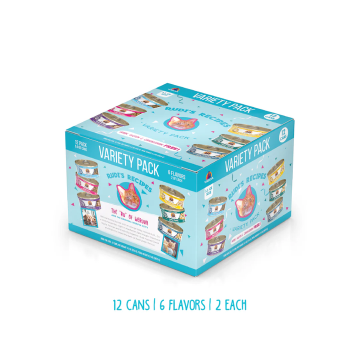 Weruva Wet Cat Food - Weruva Classic Cat Rudi's Recipes Variety Pack