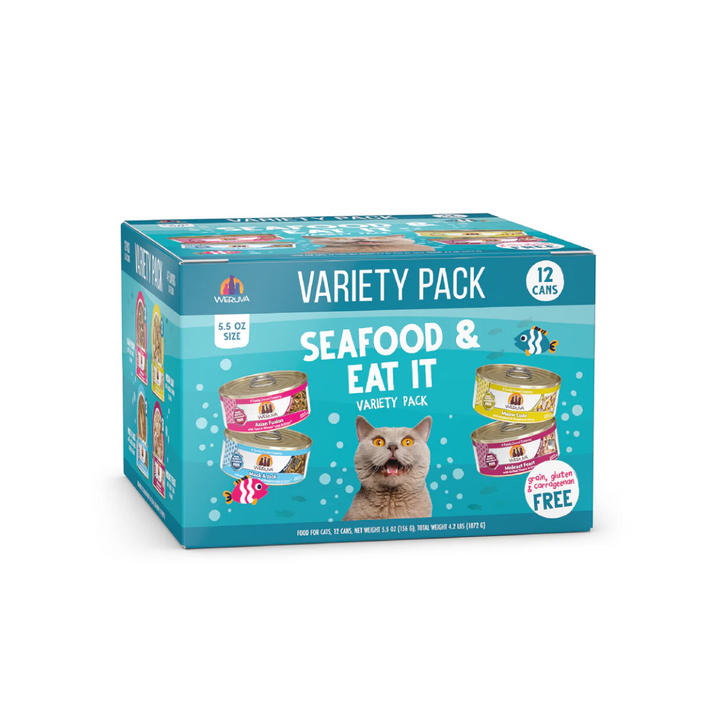 Weruva Wet Cat Food - Weruva Classic Cat Seafood & Eat It! Variety Pack