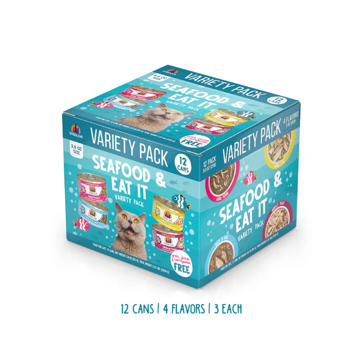 Weruva Wet Cat Food - Weruva Classic Cat Seafood & Eat It! Variety Pack
