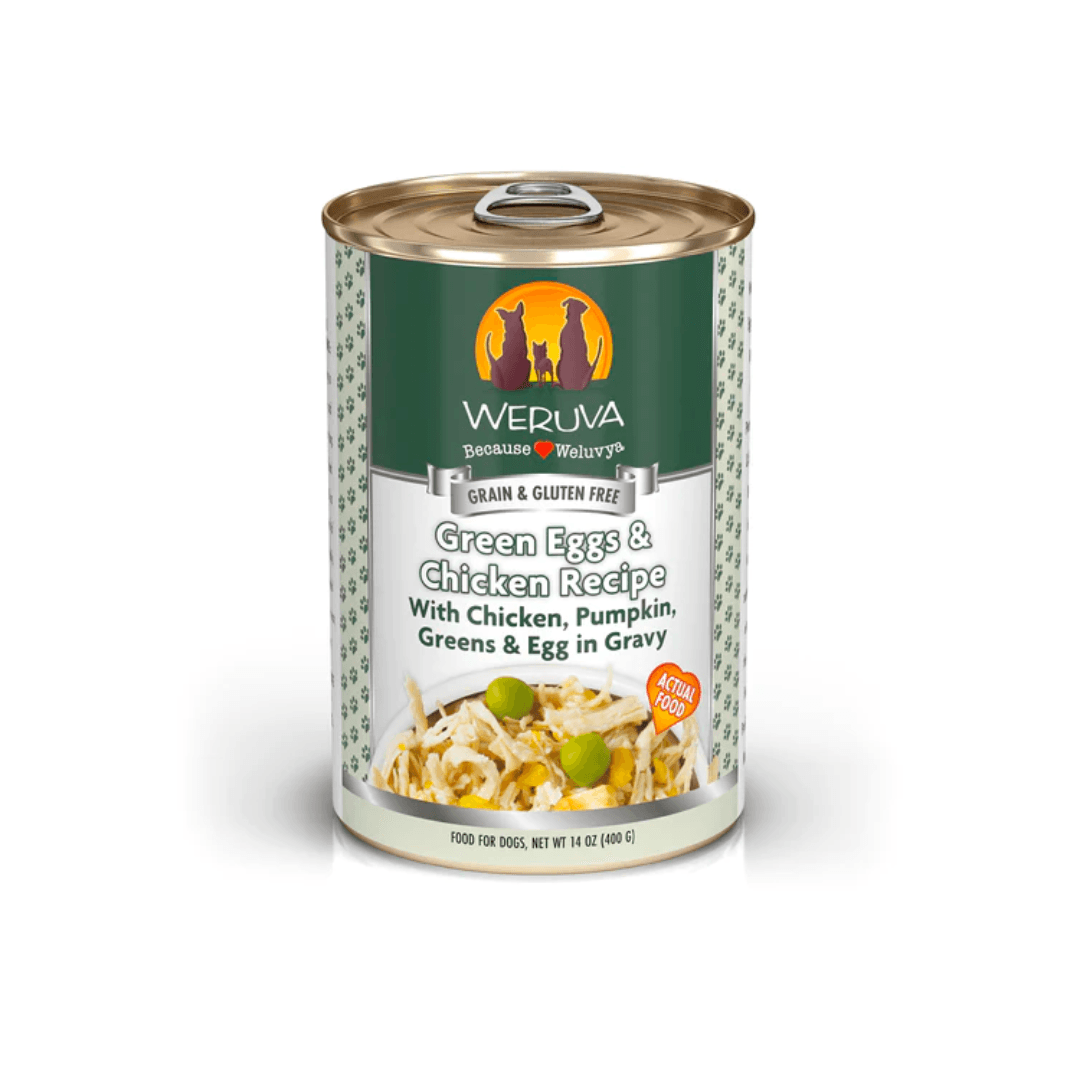 Weruva Wet Dog Food - Green Eggs & Chicken Recipe with Pumpkin in Gravy Canned 