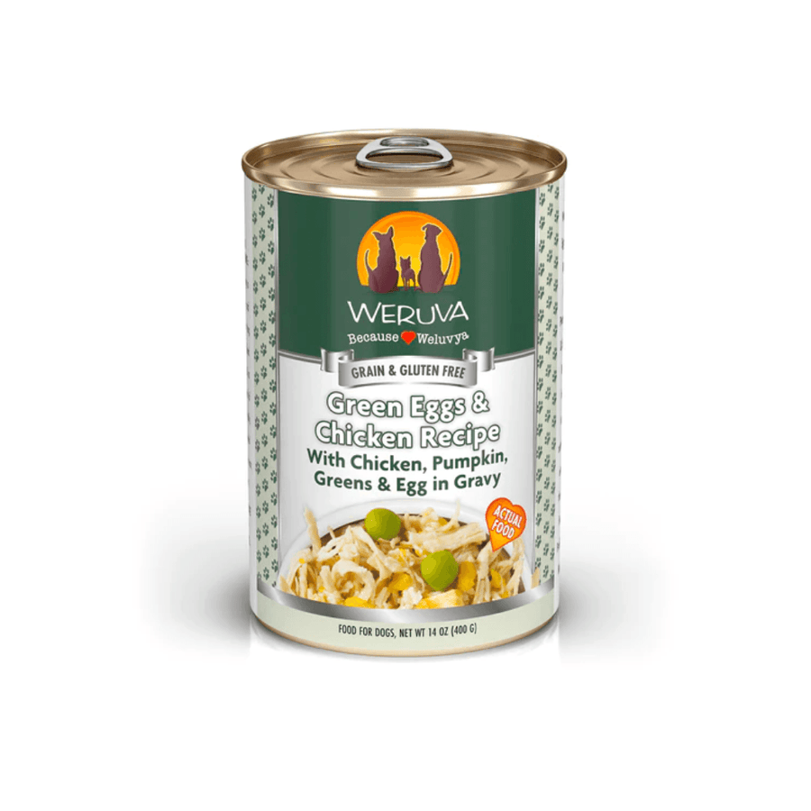 Weruva Wet Dog Food - Green Eggs & Chicken Recipe with Pumpkin in Gravy Canned 