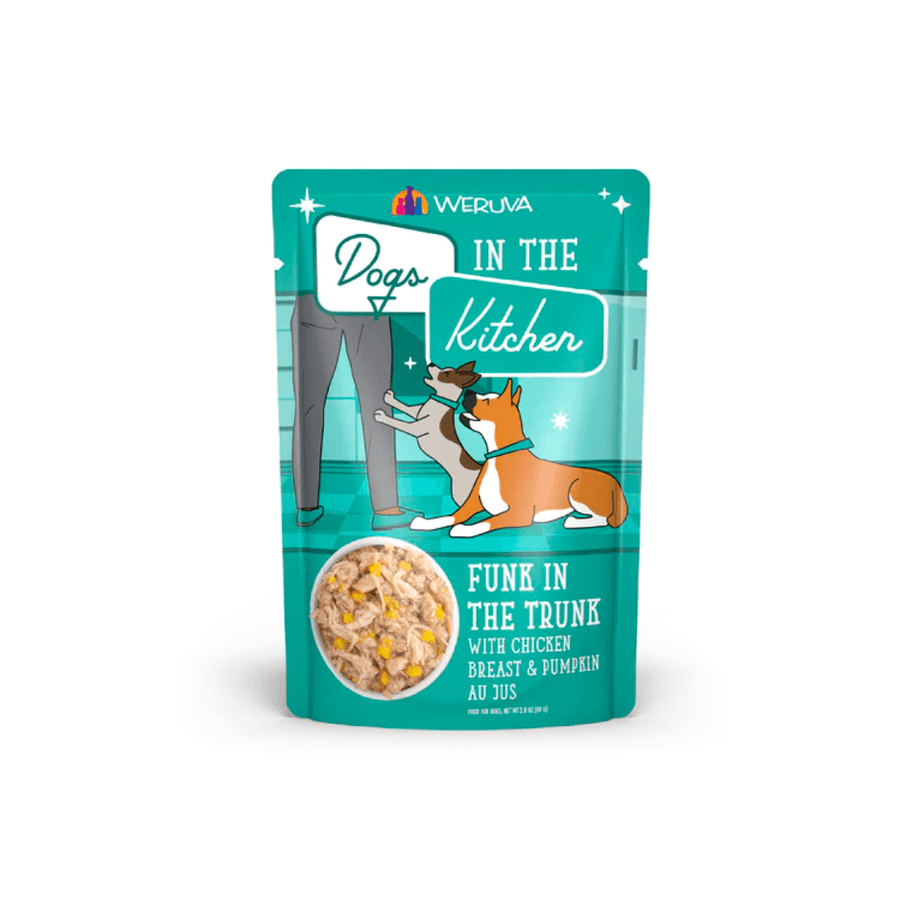 Weruva Wet Dog Food - Dogs in the Kitchen  Funk in the Trunk with Chicken Breast & Pumpkin Au Jus Pouch 