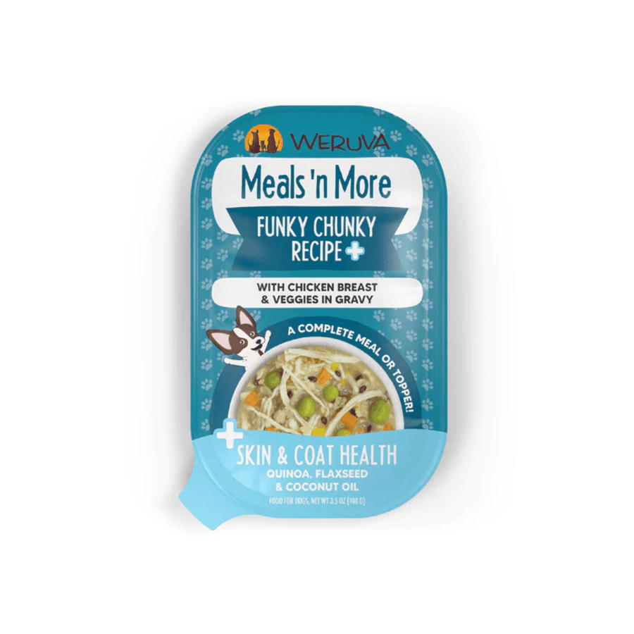 Weruva Wet Dog Food - Funky Chunky Recipe Plus with Chicken Breast & Veggies in Gravy Pouch 