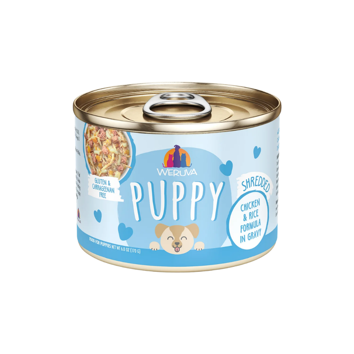 Weruva Wet Dog Food - Puppy Chicken & Rice Formula in Gravy Canned