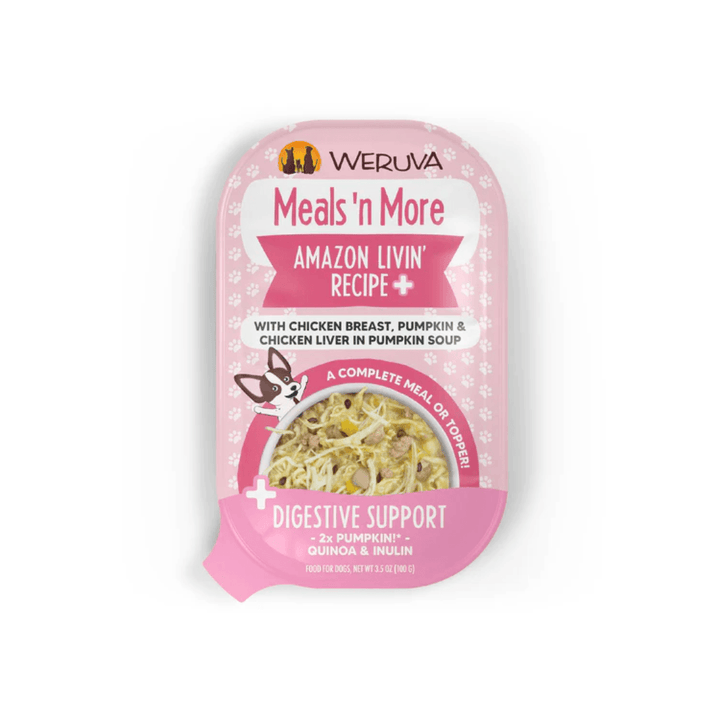 Weruva Wet Dog Food - Meals 'n More  Amazon Livin' Recipe Plus with Chicken Breast, Pumpkin & Chicken Liver in Pumpkin Soup 