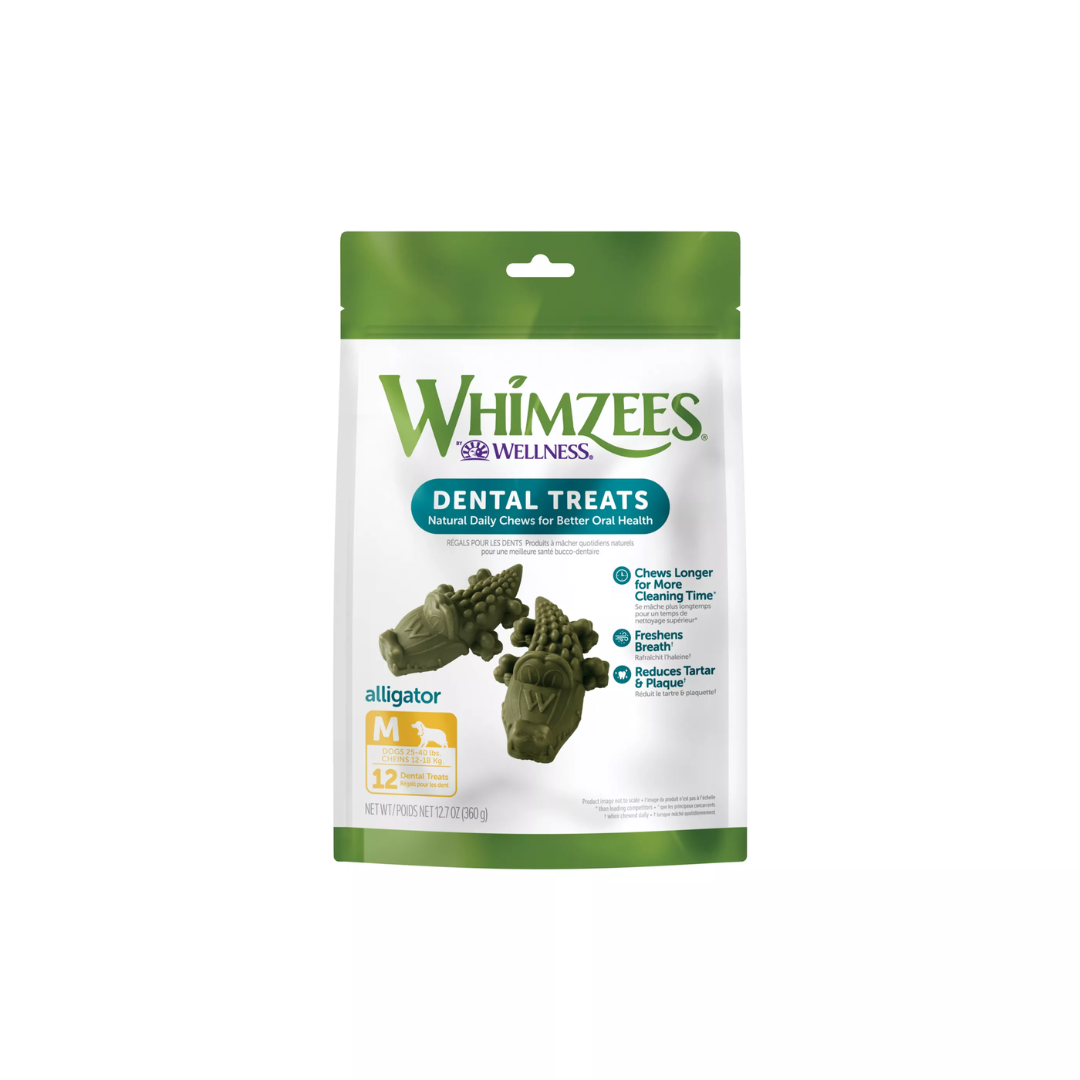 Whimzees Dog Treats - Alligator Dental Chew