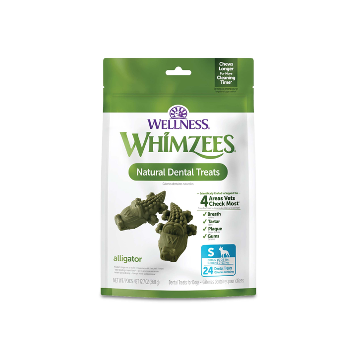 Whimzees Dog Treats - Alligator Dental Chew
