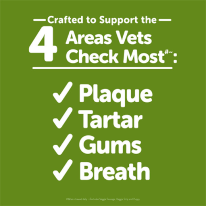 Whimzees Dog Treats - Wellness Veggie Ear Dental Chew