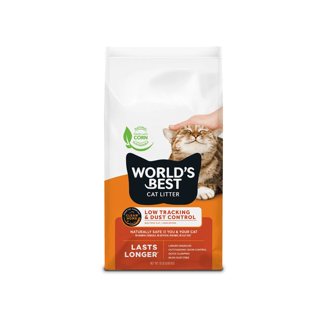 World's Best Cat Litter - Low Tracking & Dust Control