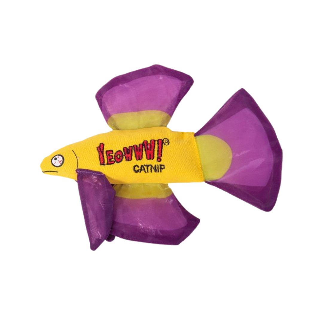 Yeowww! Cat Toys - Catnip Betta Fish
