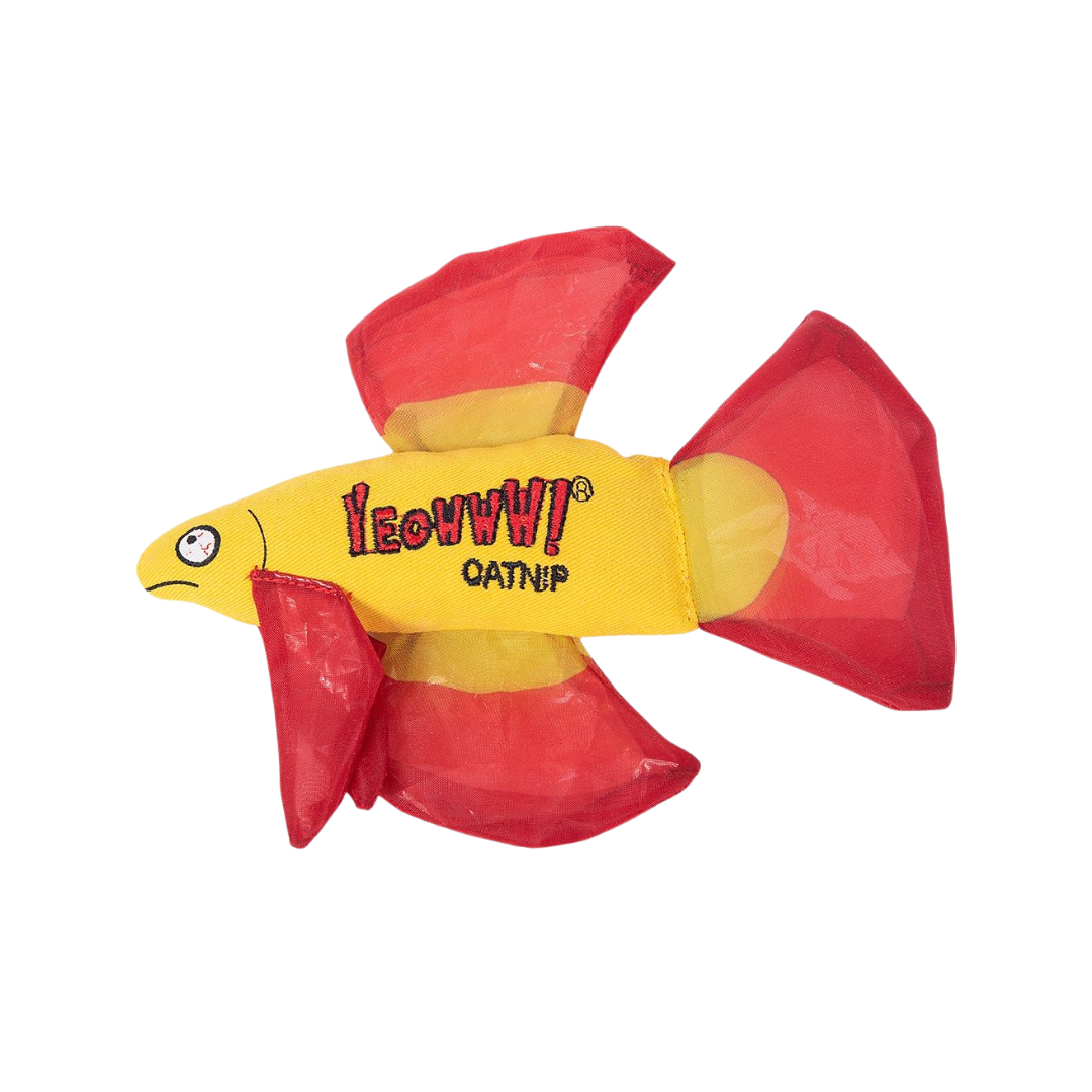 Yeowww! Cat Toys - Catnip Betta Fish