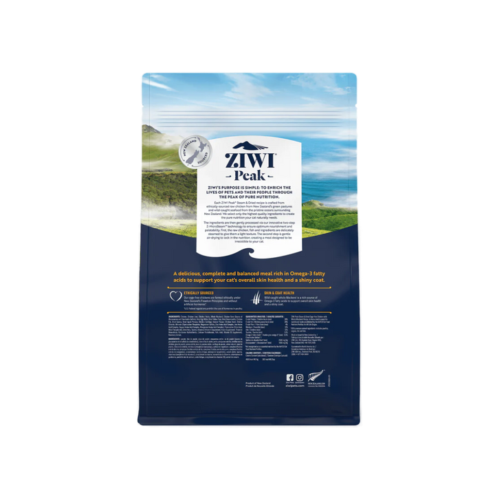 ZIWI Peak Steam-Dried Cat Food - Chicken with Whole Mackerel Recipe