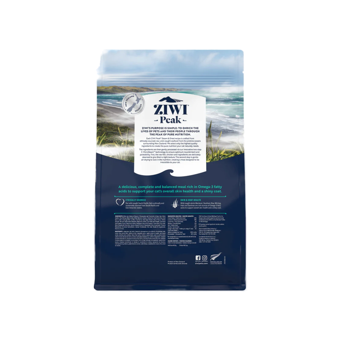 ZIWI Peak Steam-Dried Cat Food - Wild South Pacific Fish Recipe