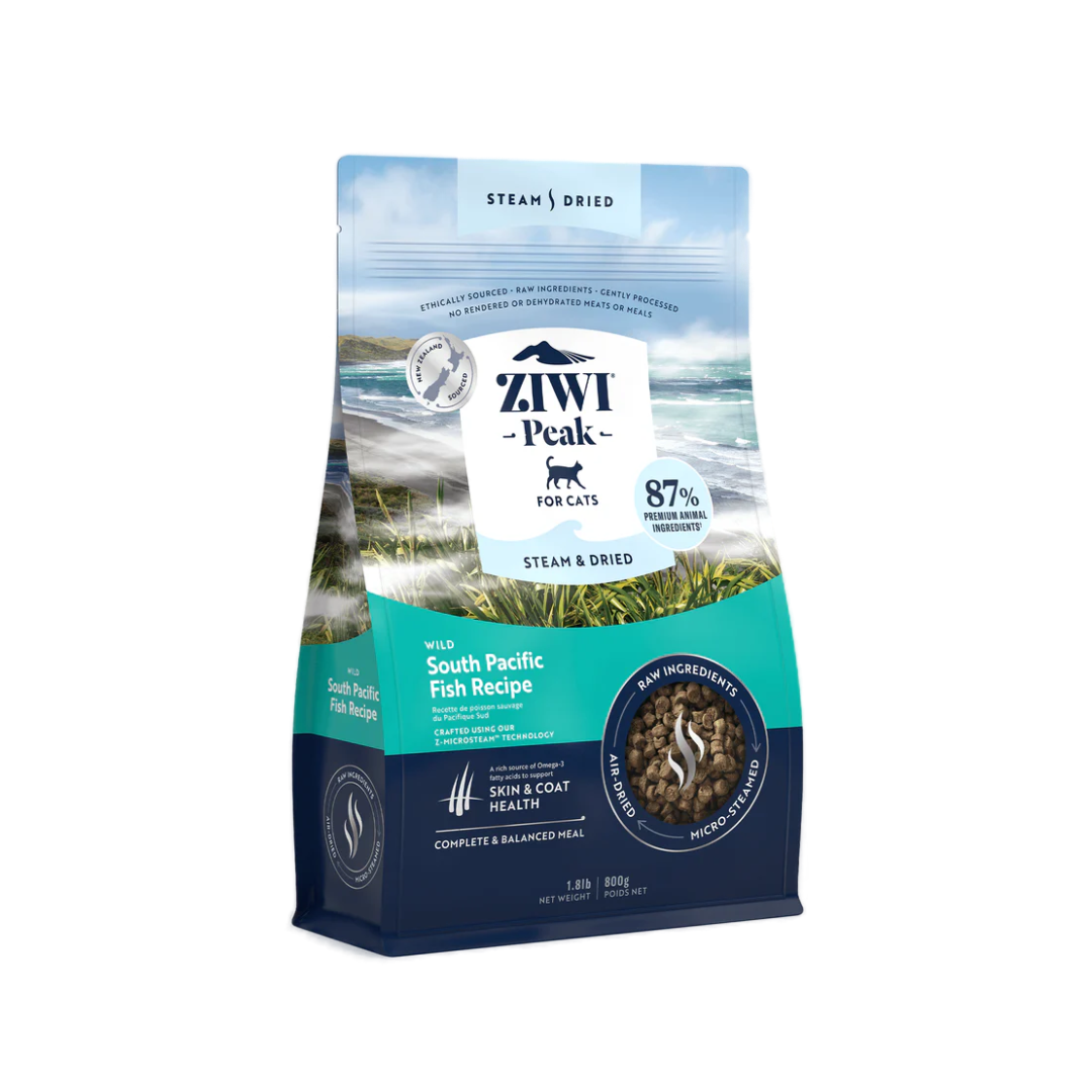 ZIWI Peak Steam-Dried Cat Food - Wild South Pacific Fish Recipe