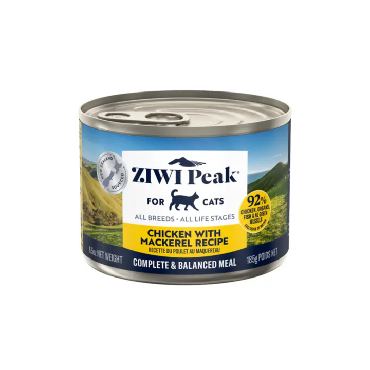 ZIWI Peak Wet Cat Food - Chicken with Mackerel Recipe Canned