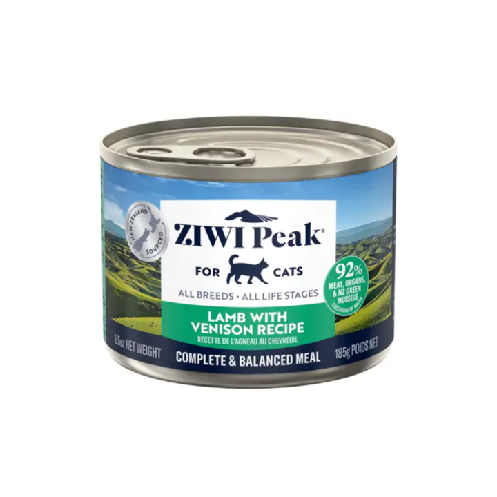 ZIWI Peak Wet Cat Food - Lamb with Venison Recipe Canned
