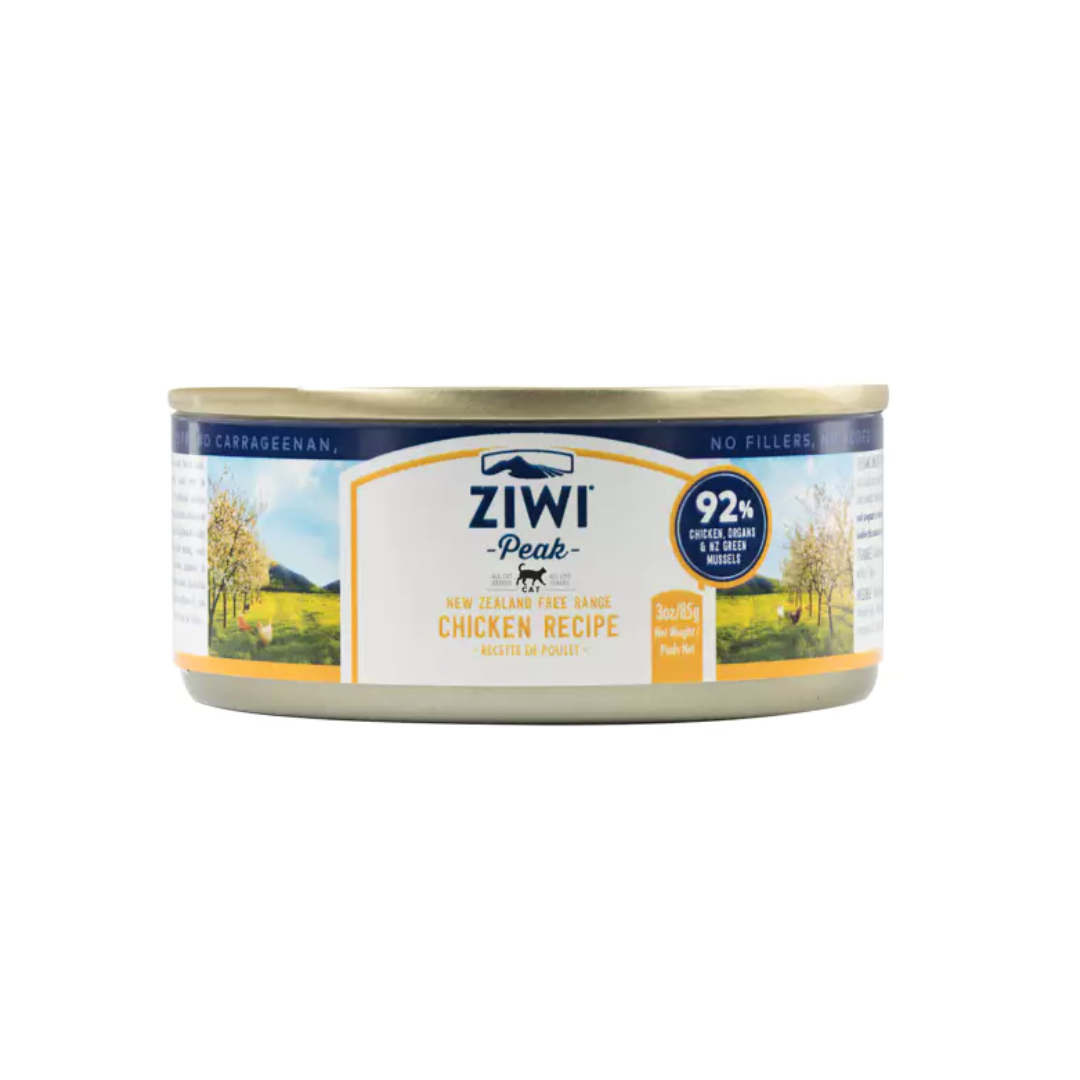 ZIWI Peak Wet Cat Food - New Zealand Chicken Recipe Canned