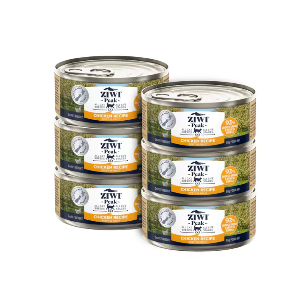 ZIWI Peak Wet Cat Food - New Zealand Chicken Recipe Canned