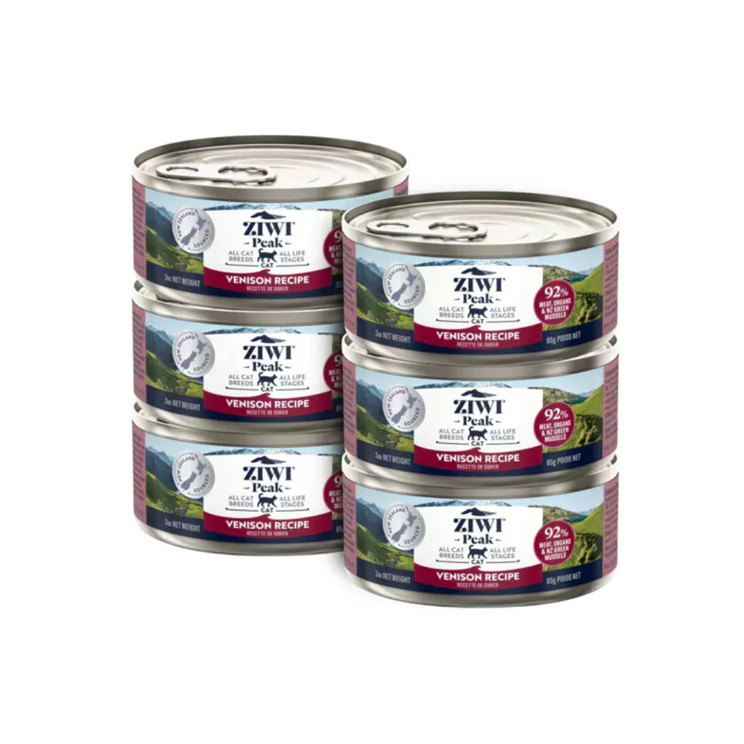 ZIWI Peak Wet Cat Food - New Zealand Venison Canned