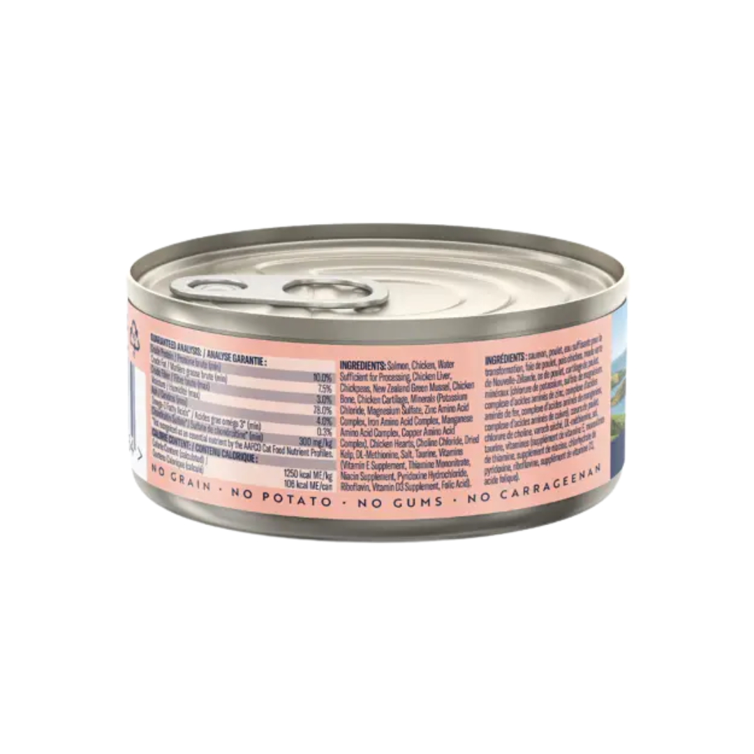 ZIWI Peak Wet Cat Food - Salmon & Chicken Recipe Canned